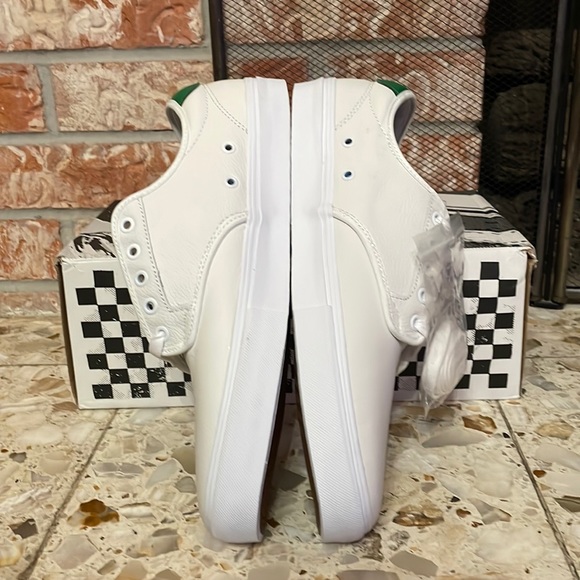 Vans Chima Ferguson Sport Vtg white leather Green - Picture 6 of 10
